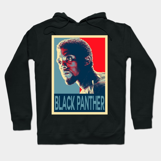 Black Panther Poster Hoodie by Chinadesigns